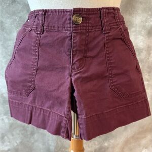 American Eagle Outfitters Purple Cargo Shorts with Cuffed Hem (Love 10)